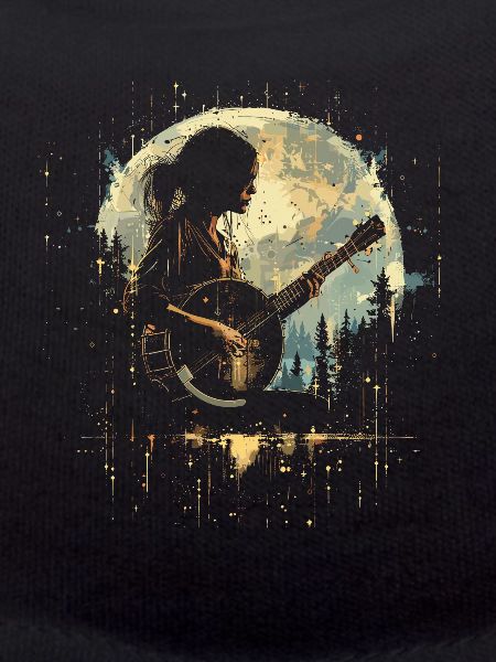 Banjo Player Drawing