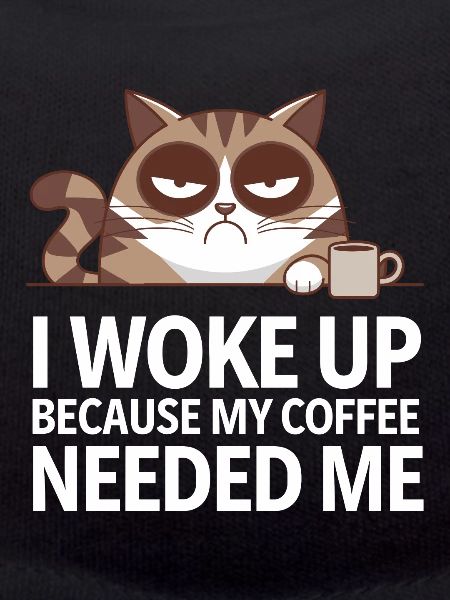 Funny Coffee Cats Saying