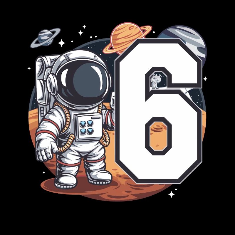 6e anniversaire astronaute aventure spatiale pour les garçons
