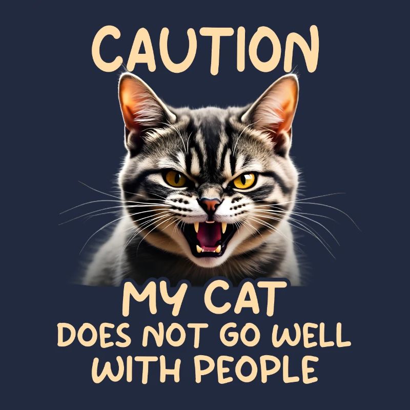 Drôle de chat Chat Propriétaire Chat de compagnie