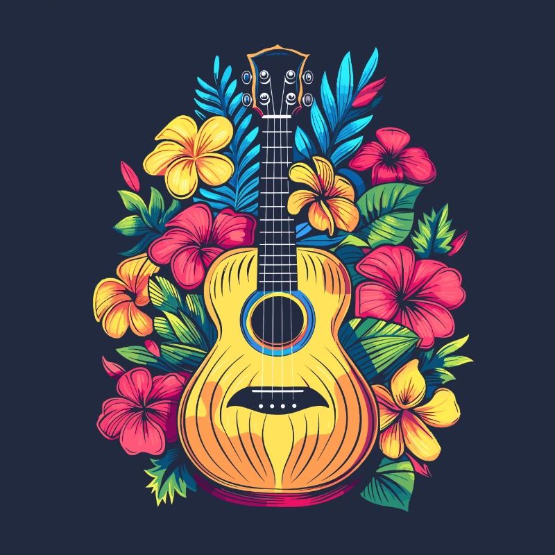 Ukulele Comic Look