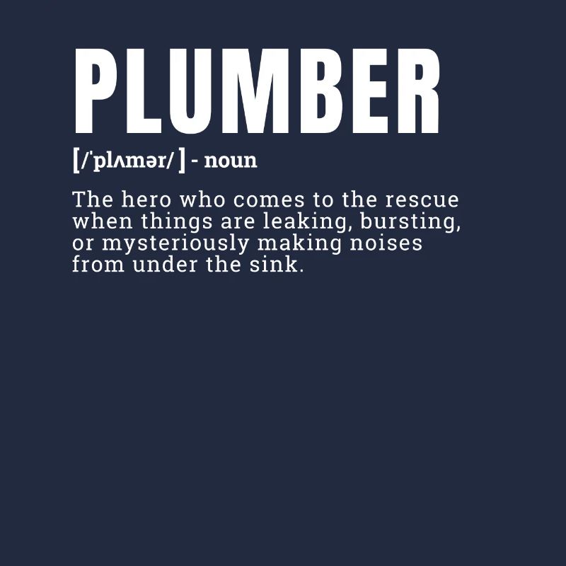 Funny Plumber Definition Hero Occupation Pride Occ