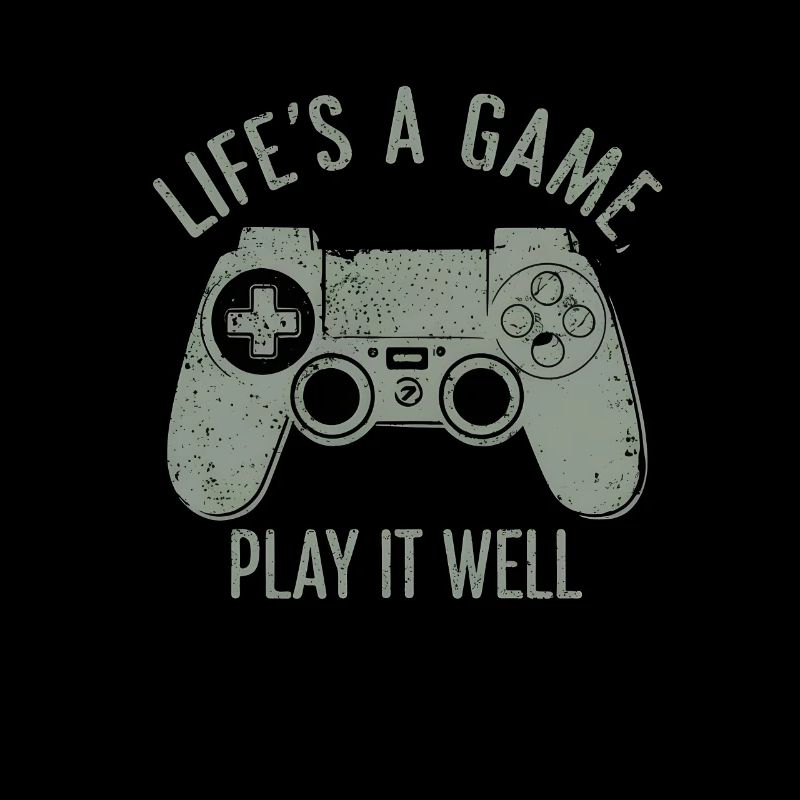 Life is a game play it well game controller