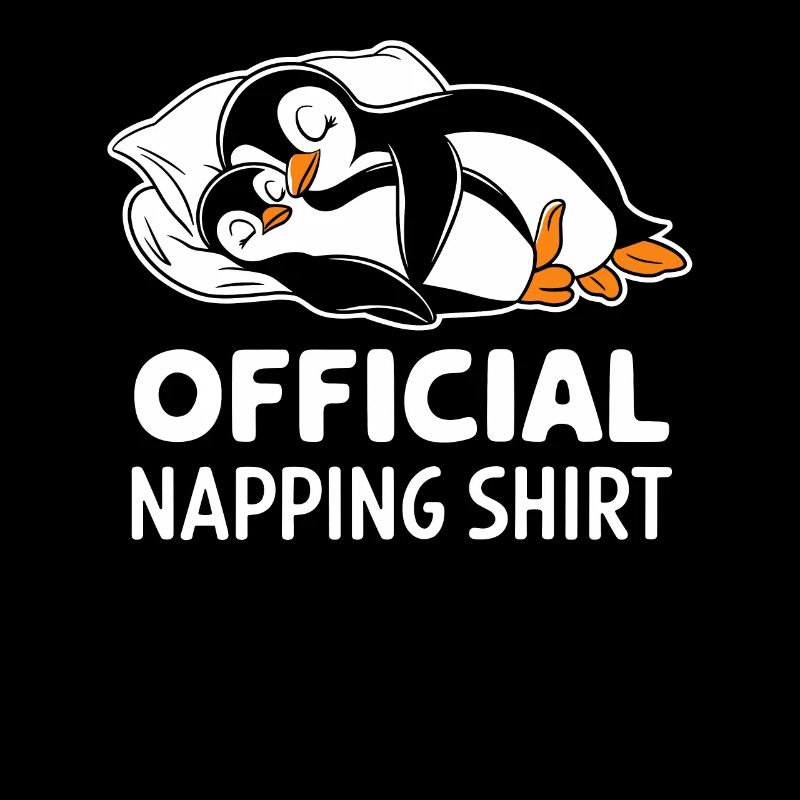 Offizielles Schlummer-Shirt Mit Pinguinen