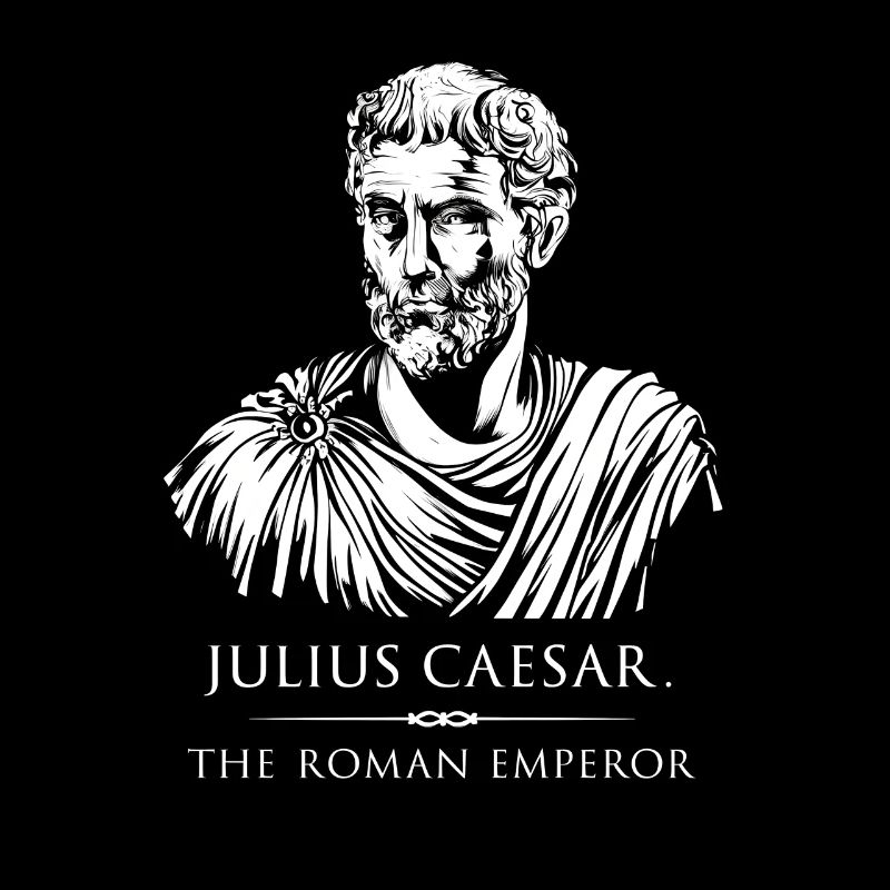 Julius Cäsar, die Statue des römischen Kaisers