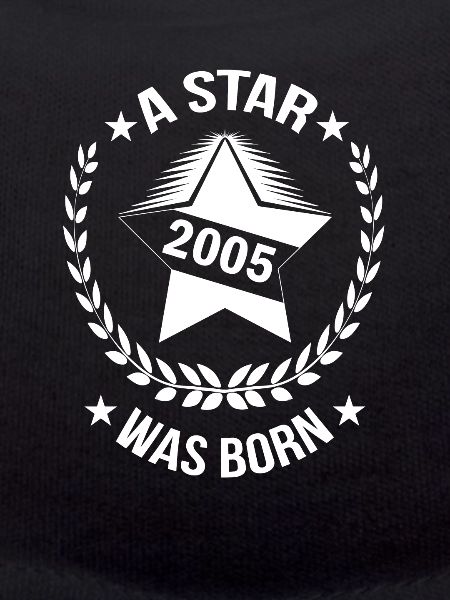 Étoile d’anniversaire née en 2005