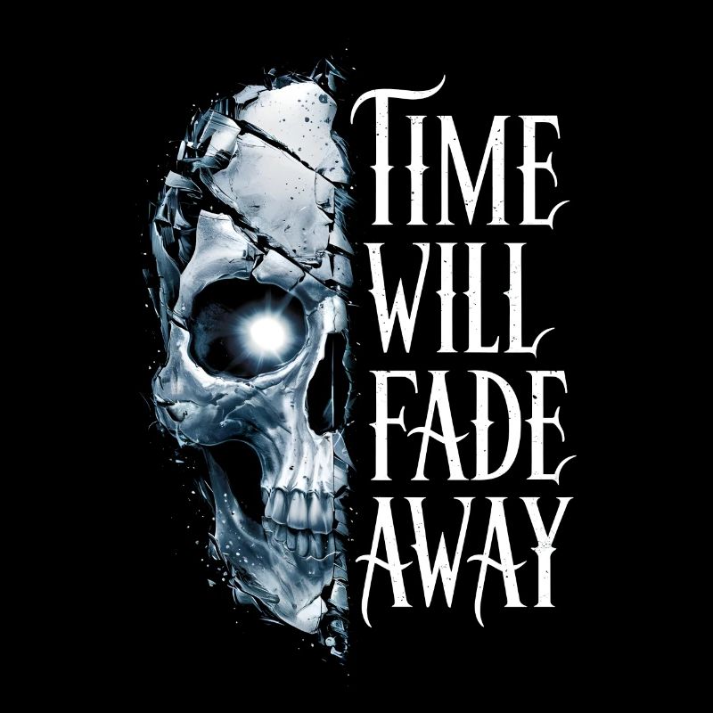 Die Zeit des Schädels wird verblassen