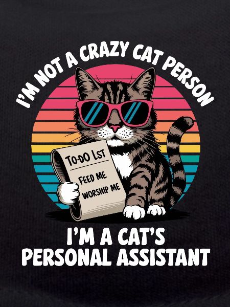 Funny cat saying