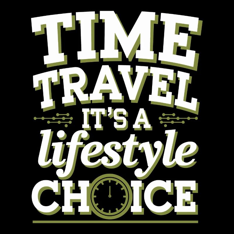 Time travel sci-fi enthusiast and time machine