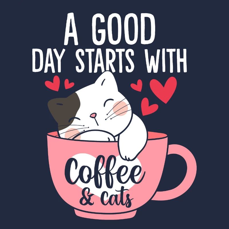 Good Days Start With Coffee And A Cat Rescue
