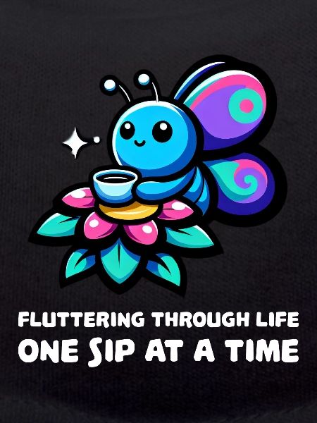Fluttering Through Life Coffee Butterfly