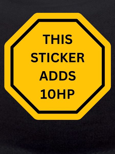 THIS STICKER ADDS 10HP SHIELD