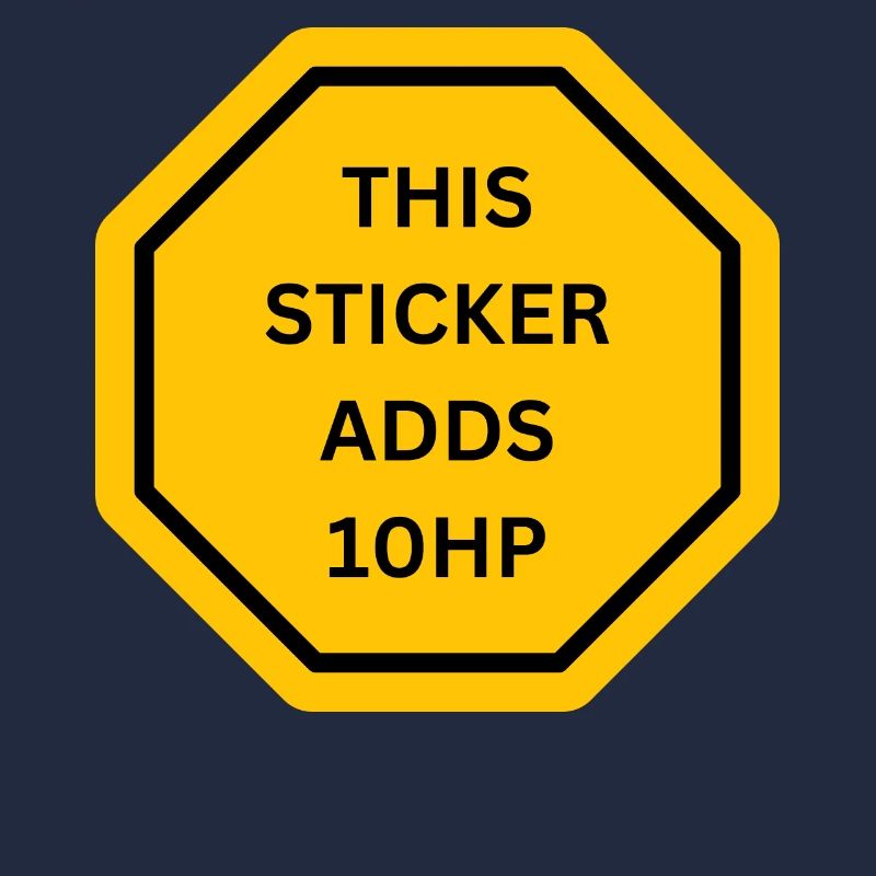 THIS STICKER ADDS 10HP SHIELD