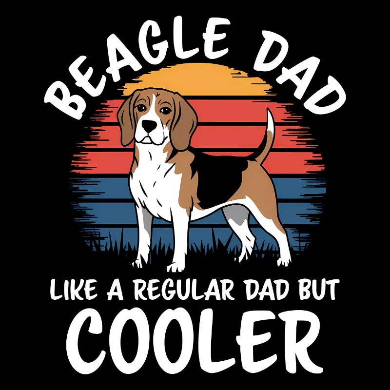 Beagle Dad Dog Father Funny Beagle Gift
