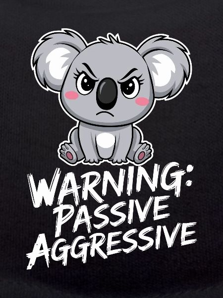 Warning: Passive-Aggressive Koala Drawing