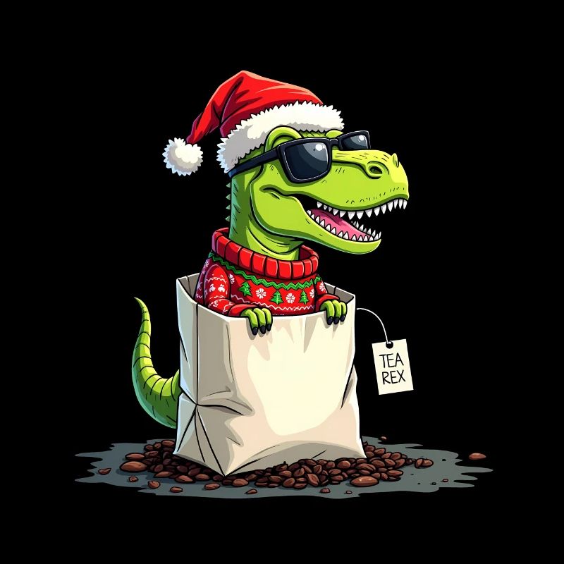 Tea Rex Dinosaurier Weihnachten Tee