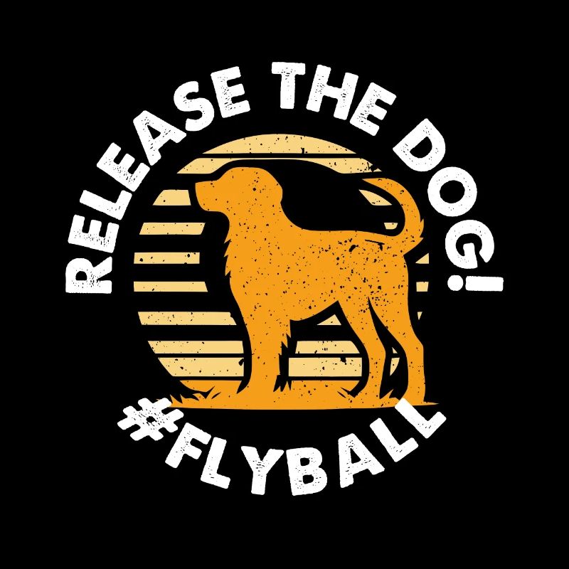 libérer le chien flyball Design pour un fan de chien