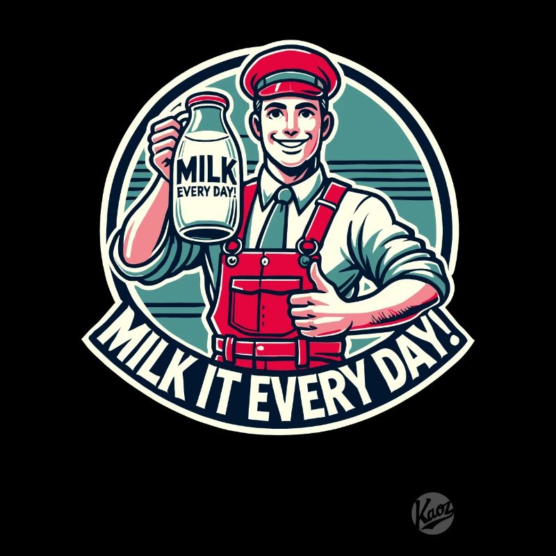 Milchmann Daumen hoch – Täglich Milch