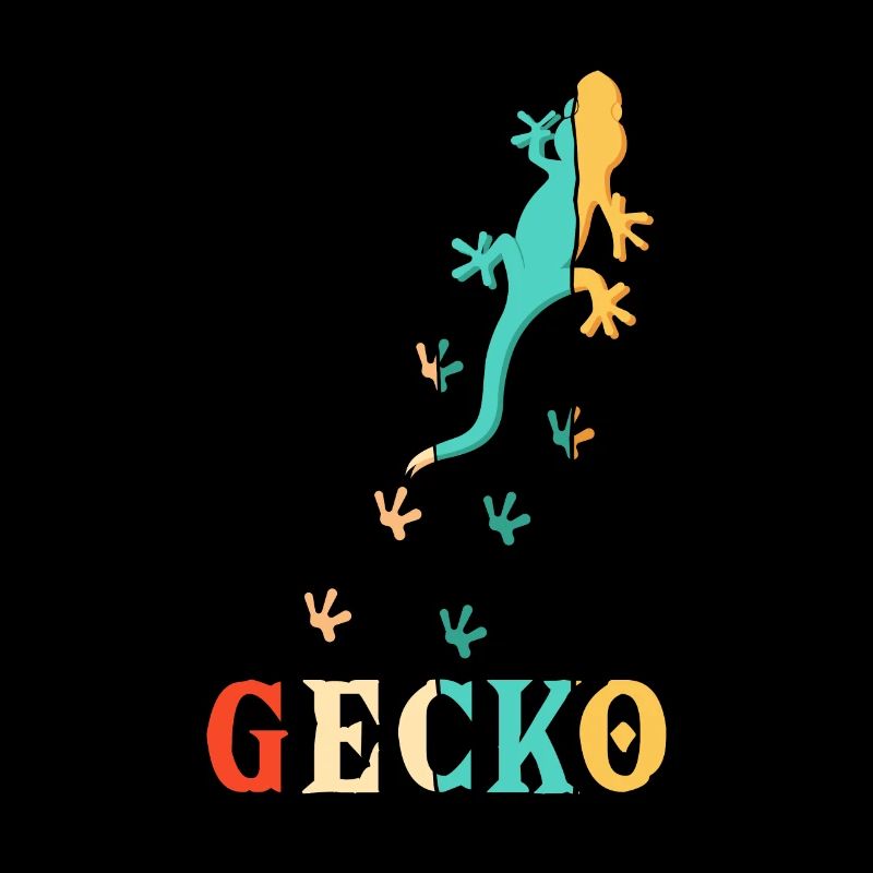 Retro Schopfeidechse Gekkota Gecko Experte Leopard
