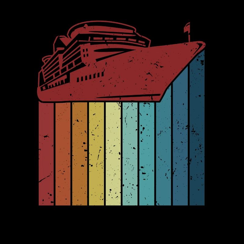 Bateau de croisière rétro Passager Passagers Passagers