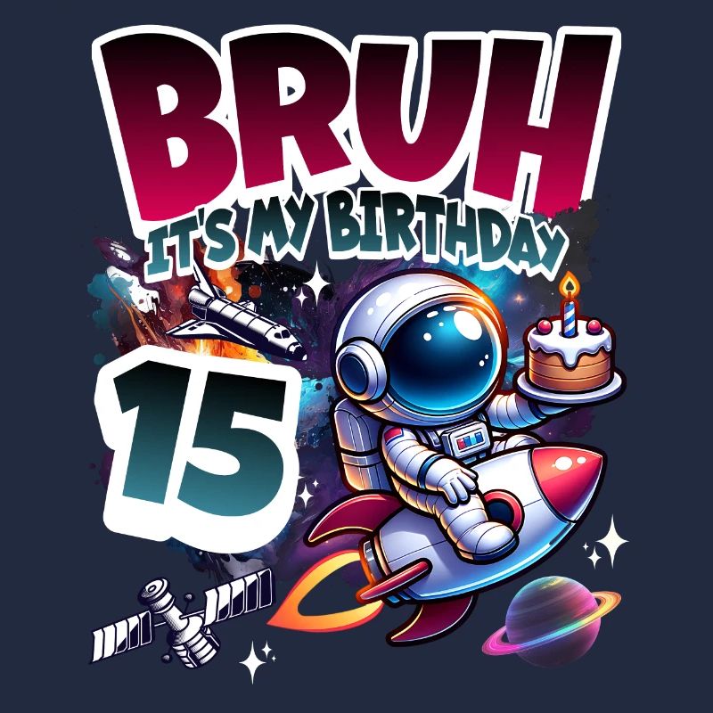 Astronaut 15th Birthday Space