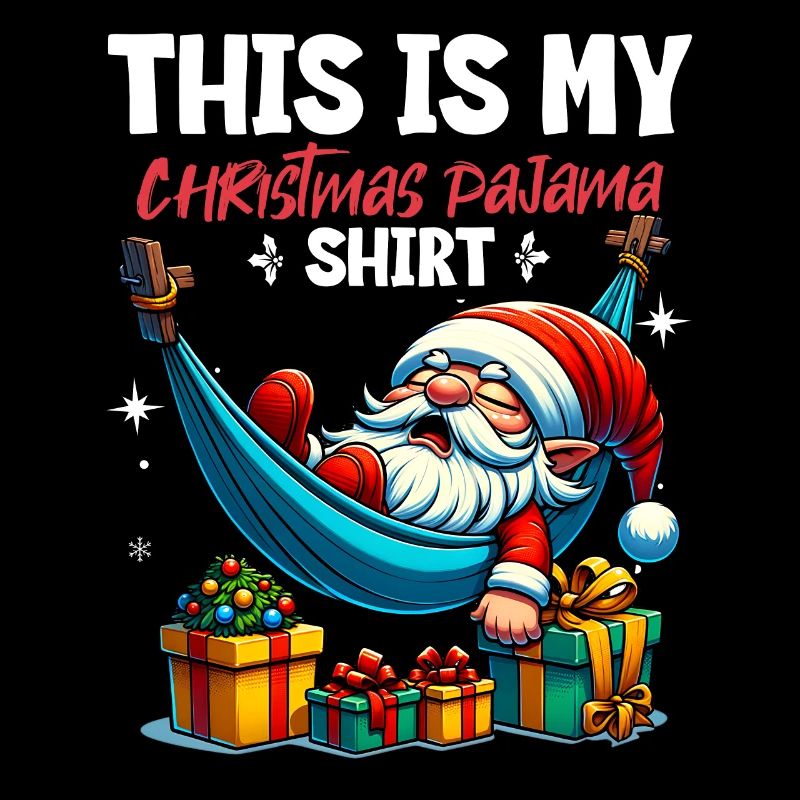Dormez paresseux Père Noël C’est mon pyjama de Noël