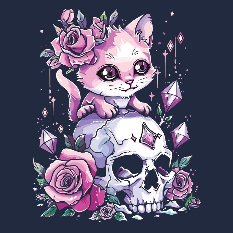 Kawaii Chat Pastel Goth Mignon Anime