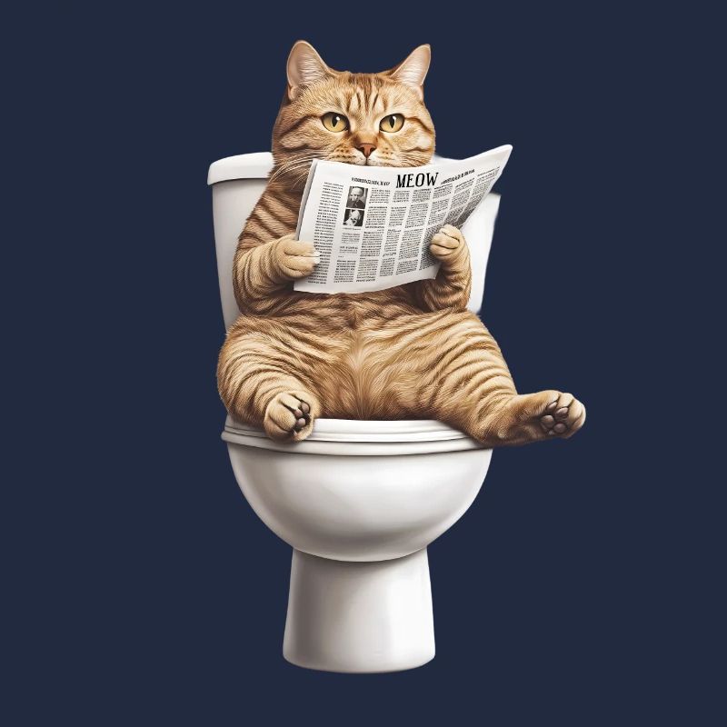 Drôle de chat chat propriétaire de chat Loo Cat Pet