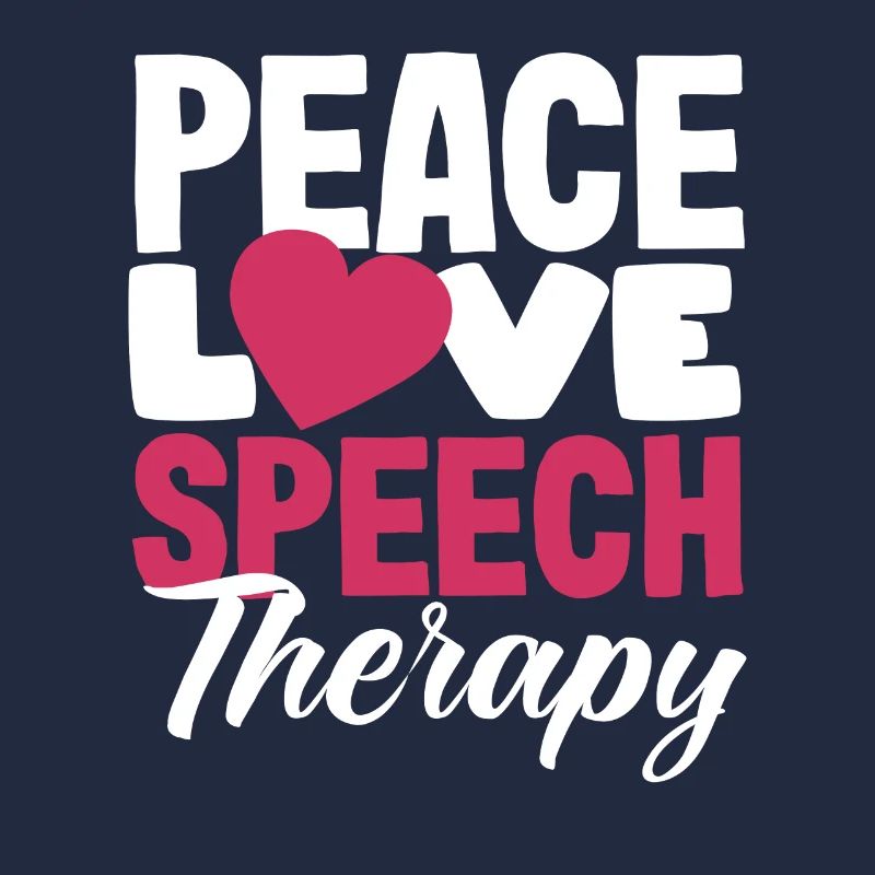 Frieden Liebe Sprachtherapeut Design