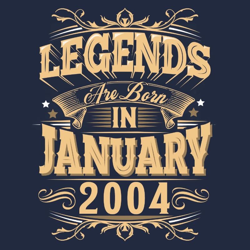 Légende de l’anniversaire de janvier 2004