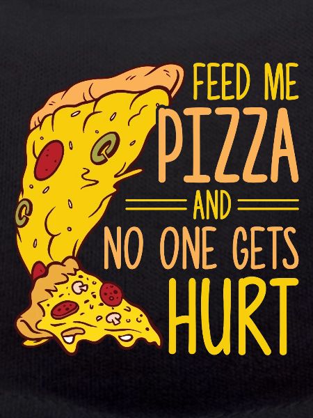 Witziger Pizza Spruch