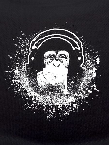 Monkey With Headphone