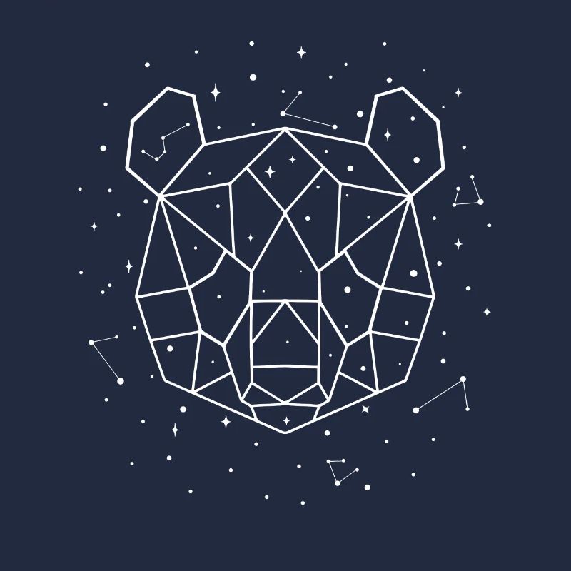 Sternbild Panda Constellation Panda Bear Friend