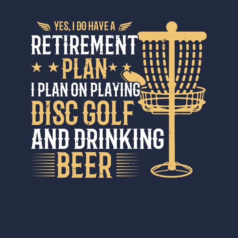 , j’ai un plan de retraite Disque de golf