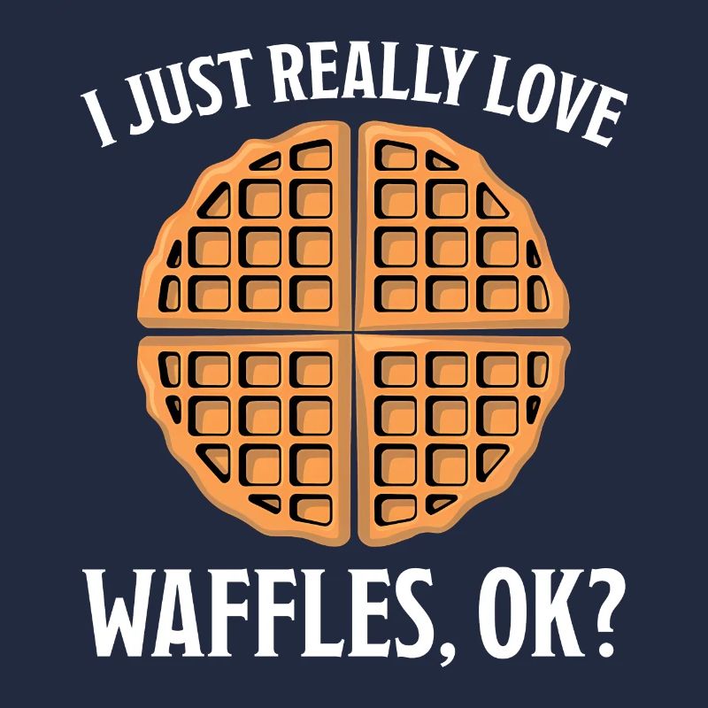 Waffeln Spruch Dessert Lustiges Waffeln Geschenk