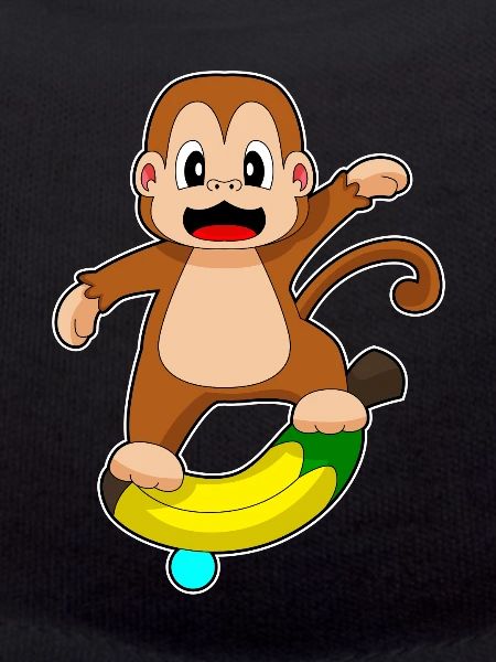 Affe Banane 