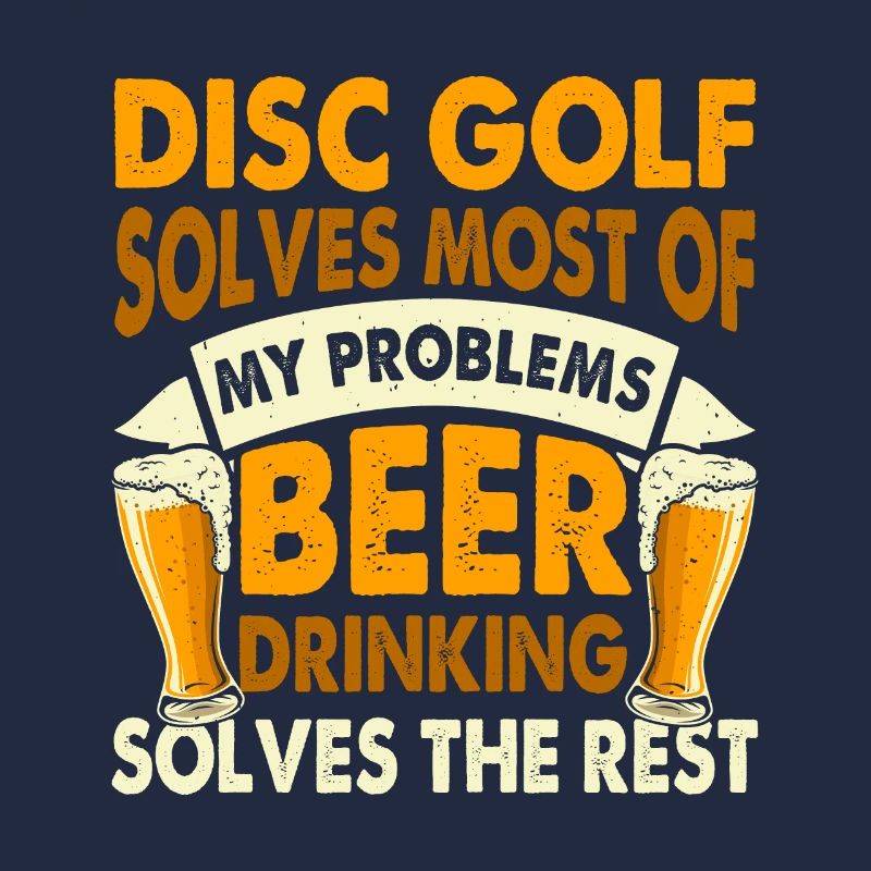 Disc Golf Solves Most Of My Problems - Funny Disc