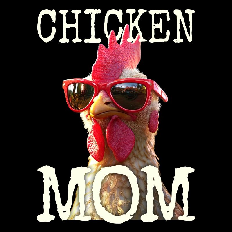 Chicken Mom Huhn Mama Bäuerin Muttertag Hühner