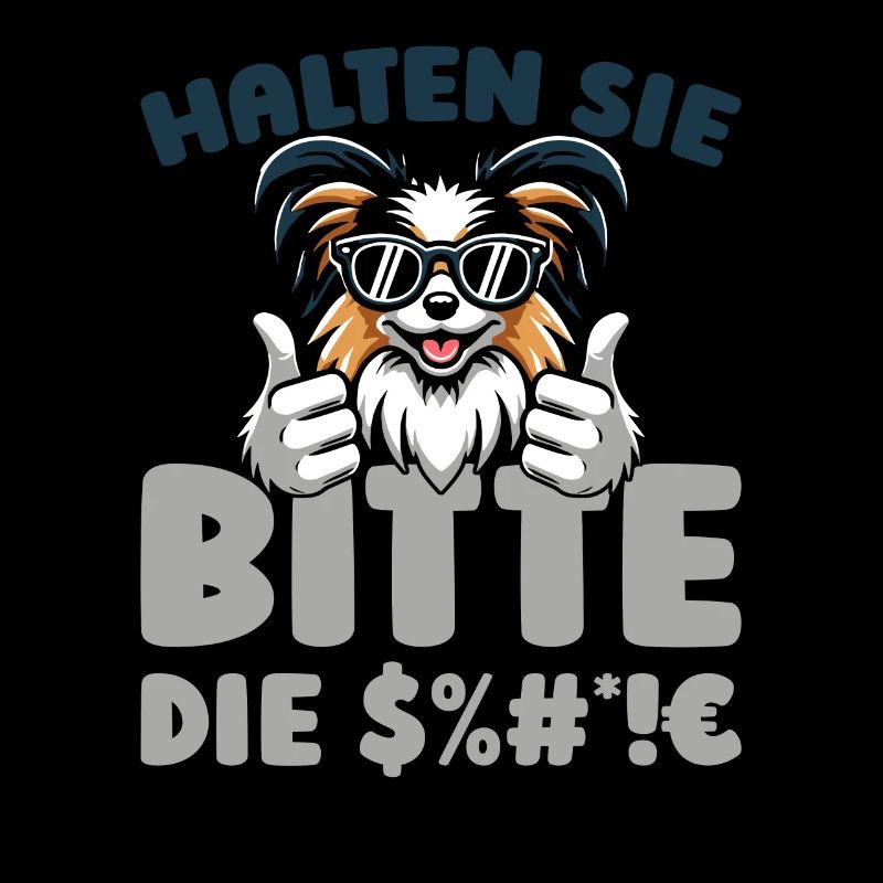 Papillon Halten Sie Bitte Die Fresse