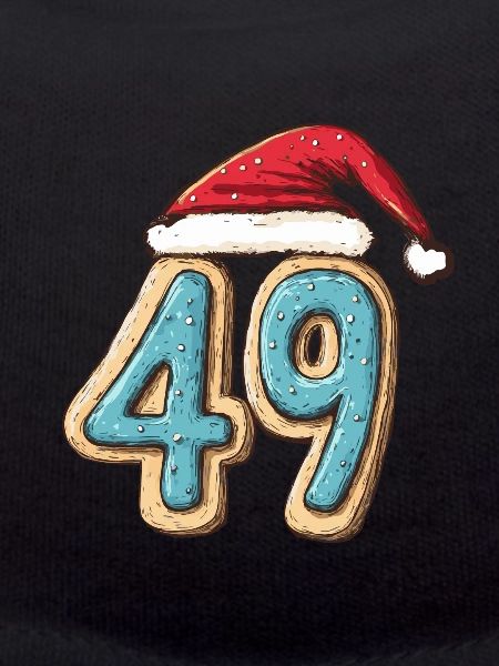 49 Number Christmas Biscuit