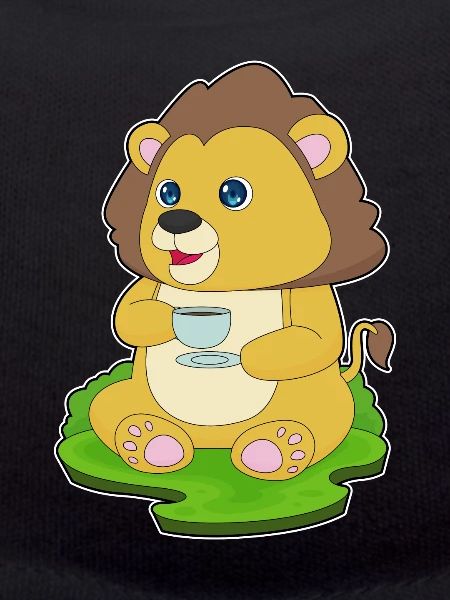Löwe Tasse Kaffee