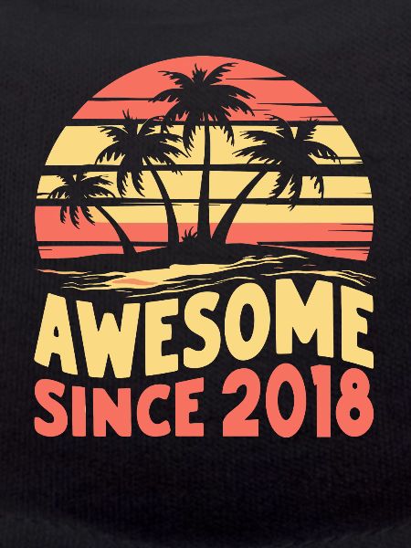 Awesome Since 2018 Birthday