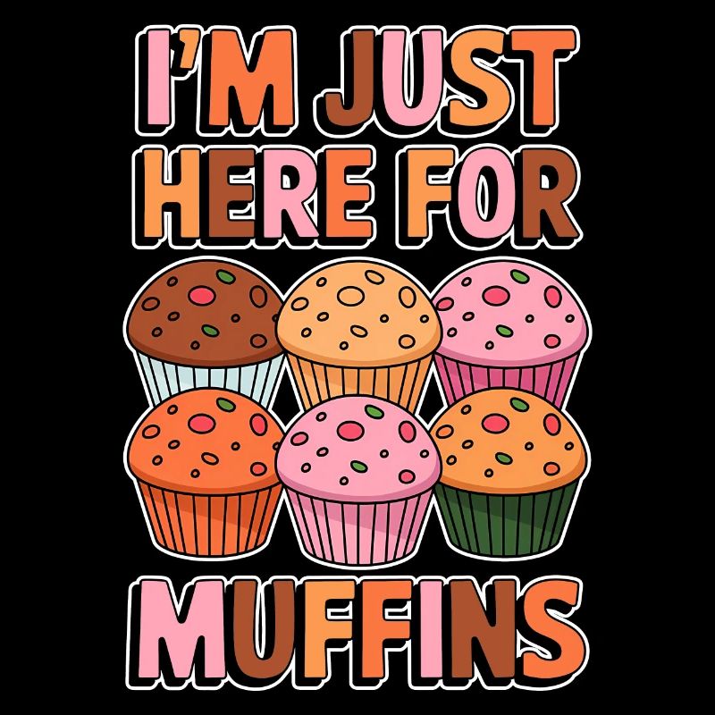 Muffin Disant Muffins Drôle Muffins Cadeau