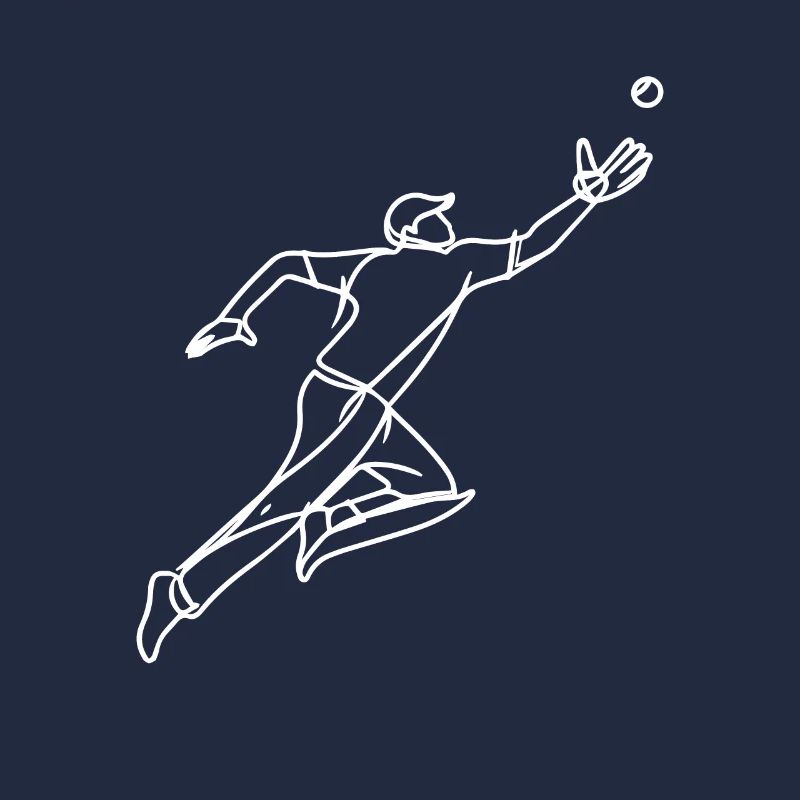 Cricket Catcher Drawing