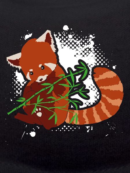 Red Panda Loves Bamboo