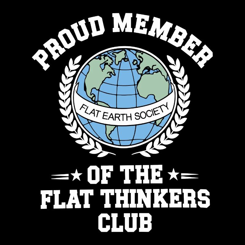 Satire de la Terre Plate Conspiration Drôle Et