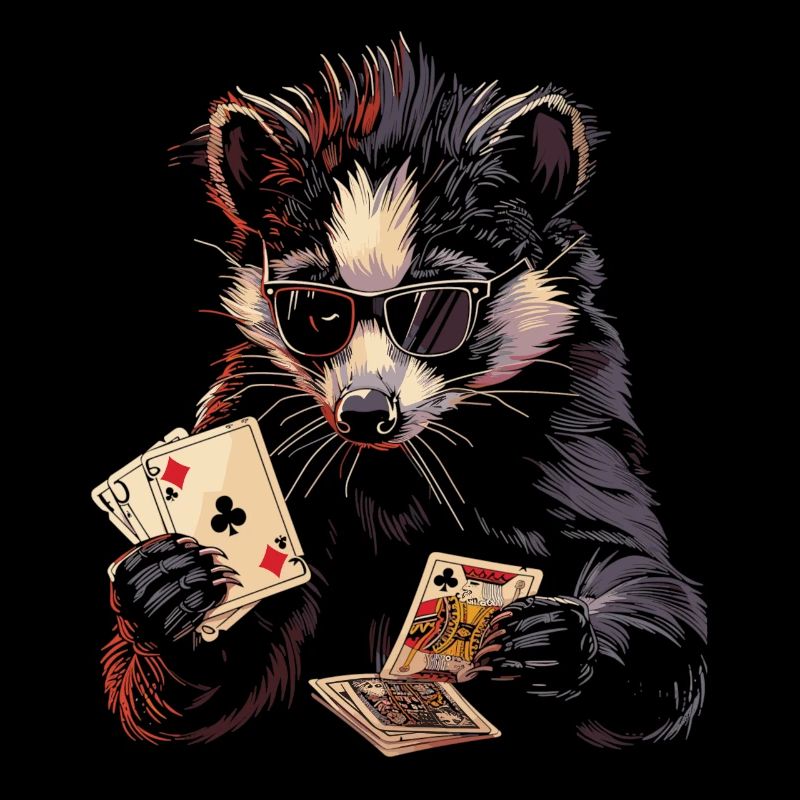 Cribbage Graphique Joueur de cribbage drôle