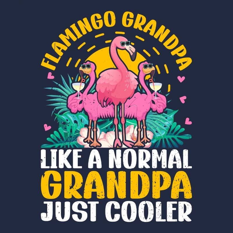 Papi flamant rose comme un papy normal, juste plus frais
