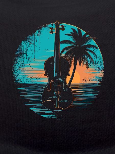 Violon Coucher de soleil