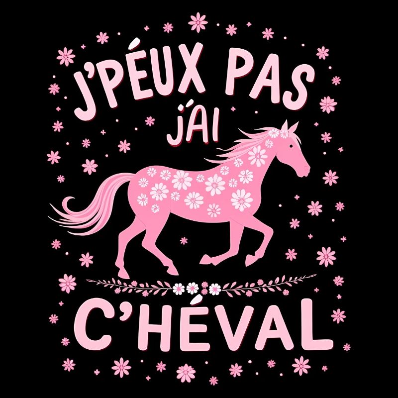 J'Peux Pas J'Ai Cheval - Rose